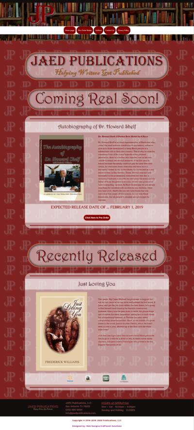 2019-01-17 HOME JAED Publications – Helping Writers Get Published [c]